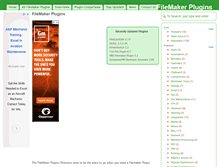 Tablet Screenshot of filemaker-plugins.com